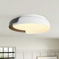thumbnail image 2 of Aiwen Black and White Flush Mount Ceiling Lamp Minimalist Modern Light Fixture for Bedroom Hallway Kitchen Living Room, 2 of 8