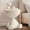 White, variant on Modern Bear-Shaped Nightstand, Sturdy Plastic Multifunctional Bedside Table and Bookshelf, Space-Saving Stackable Design with Easy Assembly, Cute Non-Toxic Furniture for Kids Room and Small Spaces