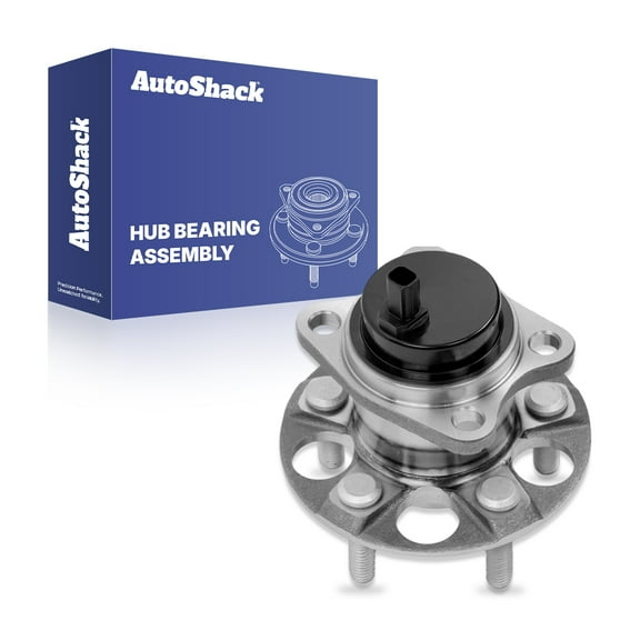 AutoShack Rear Wheel Hub Bearing Assembly with ABS | Replacement for 2010-2015 Toyota Prius 2012-2015 Toyota Prius Plug-In | 1-PC