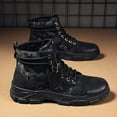 ZCNGSS Men‘s High Top Camouflage Hiking Boots Comfy Non Slip Durable
