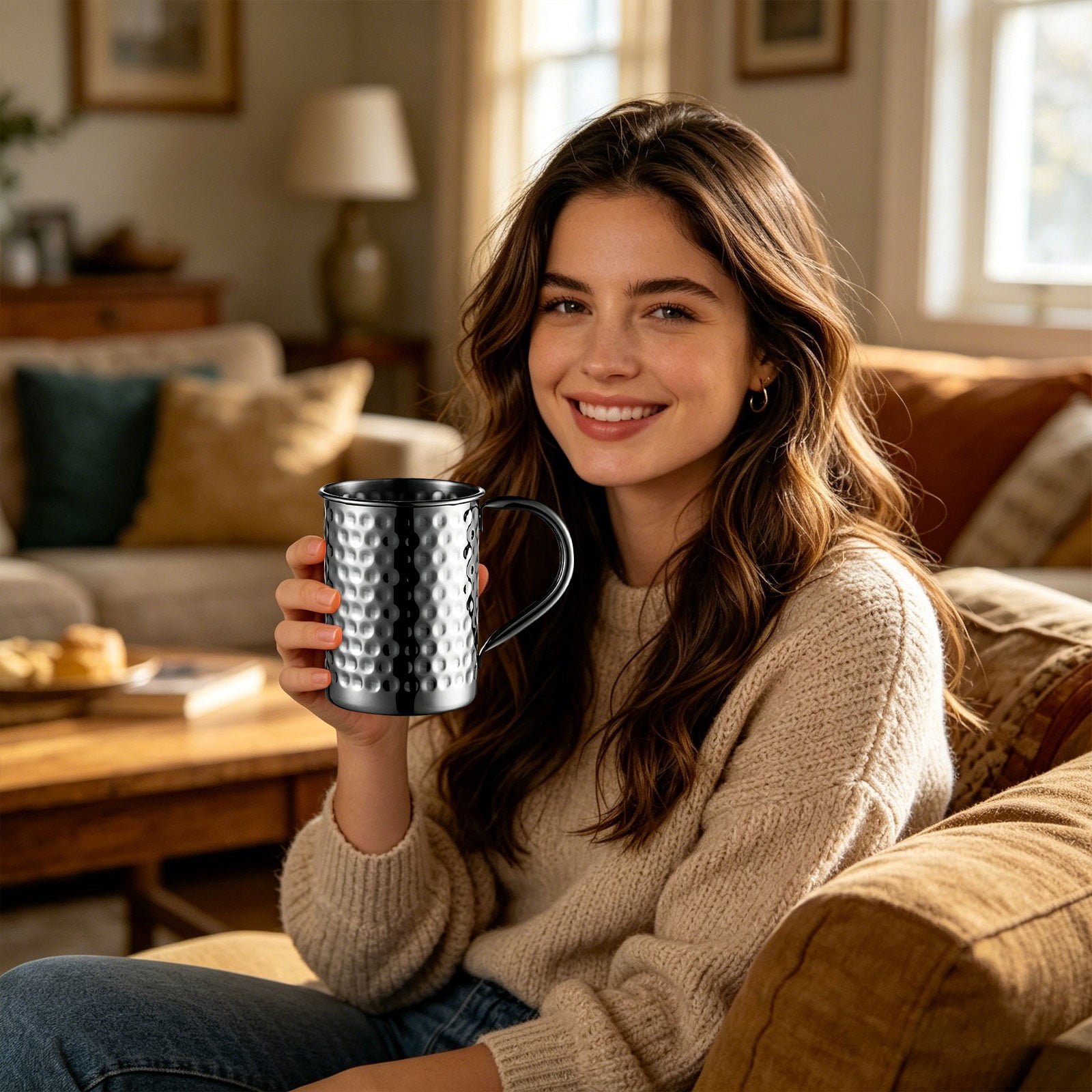 Hello Hobby Skinny Sublimation Mug 20 oz Stainless Steel, White
