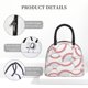 thumbnail image 4 of Easygdp Baseballs Bolsa de Almuerzo Insulada Grande, Forro de Aluminio, Diseño Espacioso, a Prueba de Fugas, Ideal para Trabajo, Picnics, Viajes y Actividades al Aire Libre, 4 of 6