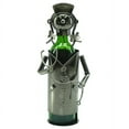 thumbnail image 2 of Wine Bottle Holder Wine Rack in Metal Nurse in Silver Kitchen Gift Holds Two Bottles, 2 of 2