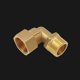 thumbnail image 3 of 2pcs Brass 1/2 Inch 90 Elbow Connector Male To Female Thread Angles Fittings Upgrades for Plumbing And Central Heating, 3 of 4