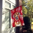 thumbnail image 2 of Rhodesian Ridgeback My Valentine House Flag 28 in x 40 in, 2 of 7