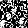 thumbnail image 2 of CafePress - BLACK AND WHITE DAMASK Throw Blanket - Soft Fleece Throw Blanket, 50"x60" for All Ages, 2 of 2