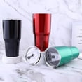 thumbnail image 3 of 30 Oz Vacuum Sealed Steel Tumbler Insulated Coffee Cup Travel Mug With Slider, 3 of 4
