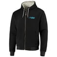 thumbnail image 2 of Men's Dunbrooke Black Carolina Panthers Craftsman Thermal-Lined Full-Zip Hoodie, 2 of 4
