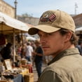 thumbnail image 5 of USA 250 Year Anniversary Hat for Men Women Khaki, America 250 Merchandise Sun Protective Baseball Cap 1776-2026 Outdoor Veterans Day, 5 of 6