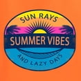 thumbnail image 6 of Wild Bobby Sun Rays Summer Vibes And Lazy Days Unisex Crewneck Sweatshirt, 6 of 6
