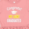 thumbnail image 4 of Inktastic Congrats My Aunt Graduated with Cap Girls Toddler Dress, 4 of 5