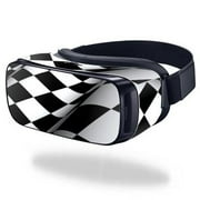 MightySkins SAGEVR-Checkered Flag Skin for Samsung Gear VR Original Cover Wrap Sticker - Checkered Flag