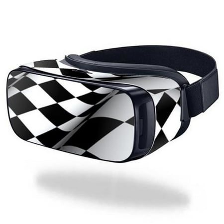 MightySkins SAGEVR-Checkered Flag Skin for Samsung Gear VR Original Cover Wrap Sticker - Checkered Flag
