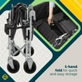 Safety 1ˢᵗ Summit Sprint Quad Wagon Stroller, Olive Haze