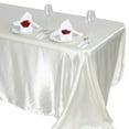 thumbnail image 6 of Efavormart 90x132" Rectangle IVORY Wholesale SATIN Tablecloth Banquet Linen Wedding Party Restaurant Tablecloth, 6 of 9