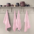 thumbnail image 5 of Coolnut Soft Absorbent Reusable Kitchen Towels, Set of 6|28x18 in, Pink Glitter Texture Pattern Dining Kitchen Living Room Tea Towels Dish Towels Decorative Towels Washcloth Gift, 5 of 7