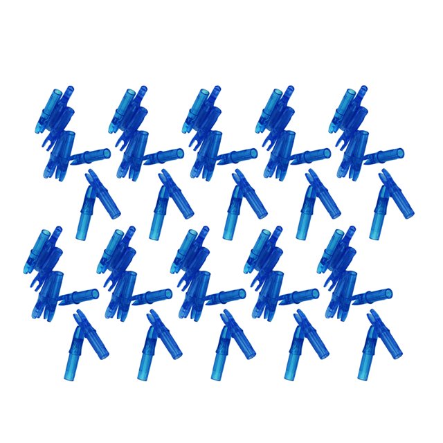 Archery Flèche Nock, 100 Pcs Archery Flèche Nock Insert Nock Now à l'Intérieur Nock en Plastique Élégant et Moderne