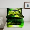 thumbnail image 4 of Erosebridal Cool Sports Car Bedding Twin Comforter Set, Bedroom Decor, Breathable, 2-Piece, 4 of 6