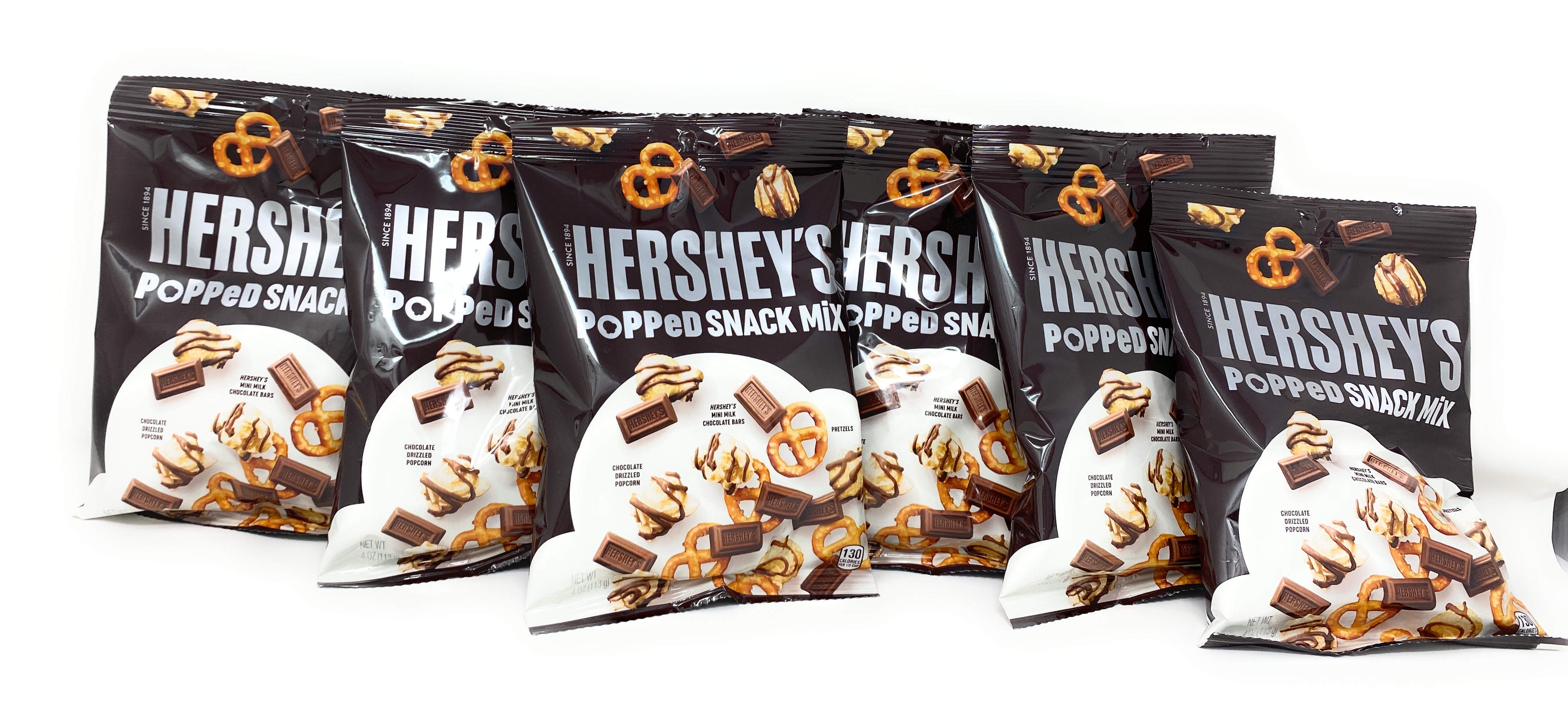 Hershey's Popped Snack Mix Pack of Six