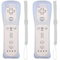 thumbnail image 2 of 2 x Silicone Cover Soft Case Skin with Wrist Strap Hand String for Wii Remote (White), 2 of 4