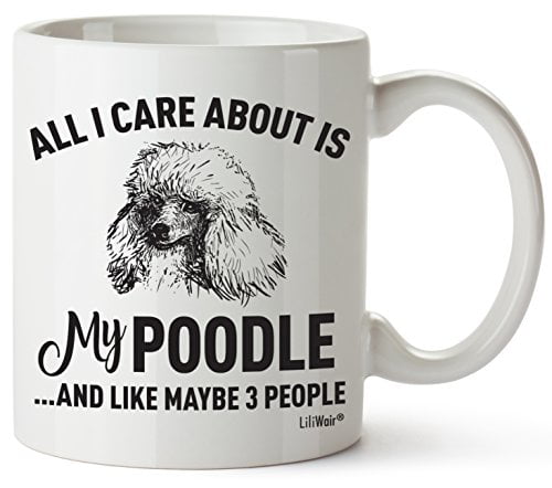 Mug Poodle Dog Novelty Work Mug Birthday Christmas Gift 