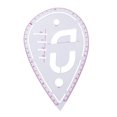 thumbnail image 2 of Cateissary Multifunctional Button Positioning Ruler Good Toughness Various Exquisite Convenient Rulers Styles DIY Quilting Transparent Type3 NO3, 2 of 6