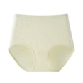 thumbnail image 1 of Everyday Comfort Women's Panties With High Waist Design And Knit Triangle Detailing For All Seasons, 1 of 2