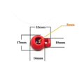 thumbnail image 5 of 10Pcs Spring Cord Locks for Drawstrings Plastic Double Holes Cord Ends Fastener Oval Toggle, 5 of 5