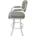 thumbnail image 3 of Swivel Metal Extra Tall Stool 34" Seat - M-110 - Jetty June Tan - White, 3 of 4