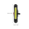 thumbnail image 2 of Minkissy 1Set Led Rear Bike Tail Light Set Mountain Bike Compatible Usb Charging Rechargeable 3.2Inch, 2 of 6