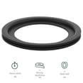 thumbnail image 3 of BESTYASH Circular Black Silicone Toilet Ring 1Set for Rv Toilets Leak Proof and Durable, 3 of 8