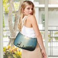thumbnail image 6 of Deers and Moon PersonWomen Small Shoulder Bag Crossbody Tote Hobo Bags Purse Clutch Handbags with Chain Strap for Women, 6 of 7