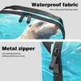 thumbnail image 4 of Sea Lion Travel Organizer Hard Drive Case Small Travel Case USB Cable Organizer - Oxford Cloth Waterproof Storage Box for Electronic Digital Products - 5.9x9.44x3.14 in, 4 of 6