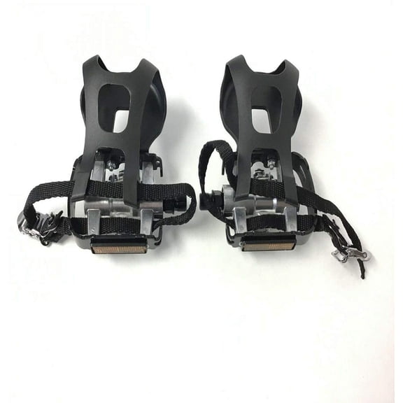 Icon Health & Fitness, Inc. Left and Right Pedal Pair Set w/Straps 308857 Works W NordicTrack Indoor Cycle