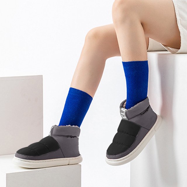 Zapatillas planas de algodón antideslizantes térmicas antideslizantes en artículos para el hogar (38-39) negro Wdftyju Tenis De Mujer Tenis De Hombre