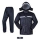 thumbnail image 2 of Matsuzay Traje impermeable con tira reflectante Ropa impermeable elástica Impermeable Traje de lluvia transpirable Ropa impermeable de doble Almacenamiento y organización del hogar XXL, 2 of 6
