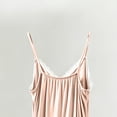 thumbnail image 6 of Women's Lace Chemise Nightgown Soft Knit Comfortable Ruffle Hem Sleepshirt Summer Daily Loungewear Home Dress Khaki Matching Pajama Skirt for Women XL, 6 of 9