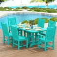 thumbnail image 5 of Paradise 7-Piece Square Trestle Chair Outdoor Dinning Set, 5 of 7