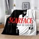 thumbnail image 1 of Scarface-mantas de franela con dibujos animados para niños, mantas Súper suaves y cálidas, para viajes, sofá, cama, regalos para niños, 1 of 4