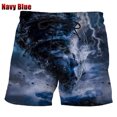 Fashion Tornado Pattern 3D Printing Shorts Men's Outdoor Leisure Sports