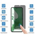 thumbnail image 4 of ZYQEEE 2 Pack Privacy Screen Protector for Samsung Galaxy S23 6.1 inch, Anti-Spy Tempered Glass, Bubble-Free, Easy Install, 4 of 8