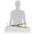 thumbnail image 3 of Landscapers Select 6147375 Forge Hedge Shear, Straight with Wave Curve Blade, 8-1/2 L Blade, Steel Blade, 22 in OAL, 3 of 3