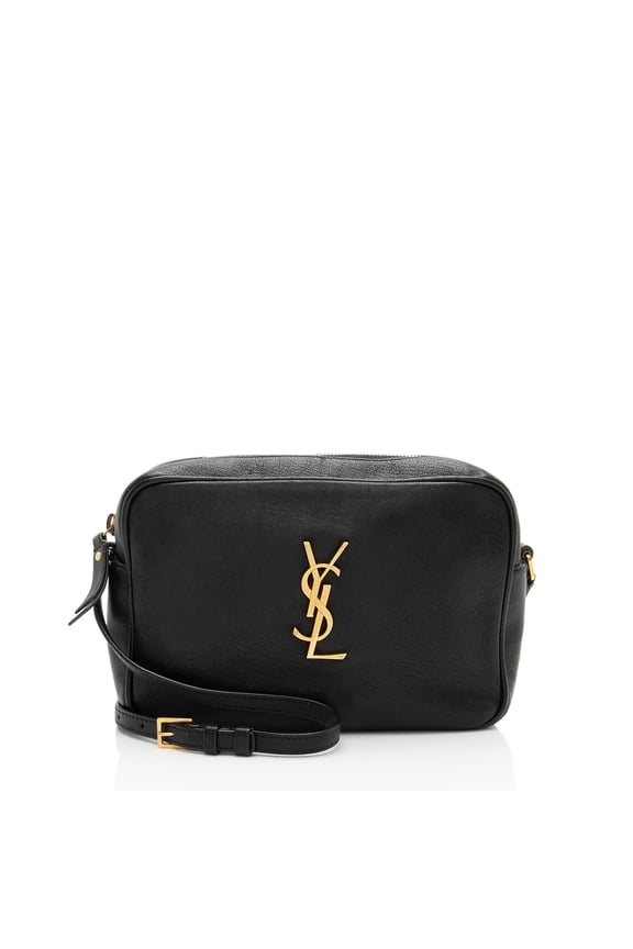 Pre-Owned Saint Laurent Leather Monogram Lou Camera Bag