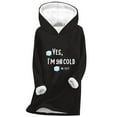 thumbnail image 2 of SDNall Hooded Sweatshirt Women, Long Sweatshirts for Women, Womens Digital Printed Plush and Thickened Fashionable Casual Long Sleeved Hooded Round Neck Sweatshirt, 2 of 3