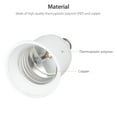 thumbnail image 5 of 5pcs Screw E12 to E26 Adapter Chandelier Light Socket, DISEN E12 to Medium Socket E26 Converter Bulb Base Adapter Converter, 5 of 9
