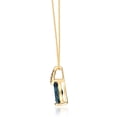 thumbnail image 2 of Gin & Grace 14KT YG London Blue Topaz and Diamond Pendant., 2 of 5