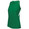 thumbnail image 4 of Holloway Sportswear XS Womens PR Max Track Jersey Kelly/White 221335, 4 of 5