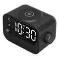 thumbnail image 1 of Chargeur de Haut-Parleur, Haut-Parleur Multifonction Élégant 1200mAh Réveil Compact Pratique avec Lumières RVB Colorées pour la Maison Noir,Blanc, 1 of 7