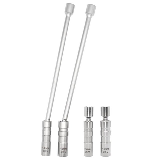 Para bujías nissan BMW volkswagen benz, herramienta universal ultrafina para quitar bujías (4 piezas)