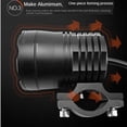 thumbnail image 2 of Almencla 2x Motorcycle LED HeadLight Headlamp W/Bracket For Motorbikes Cafe Racer Cruiser, 2 of 8